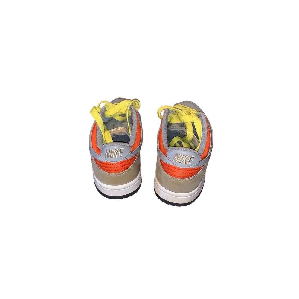 Nike Air Dunk Low Gray Laser*RARE YELLOW LACE*Pink Womens 6~2007 - Picture 7 of 15